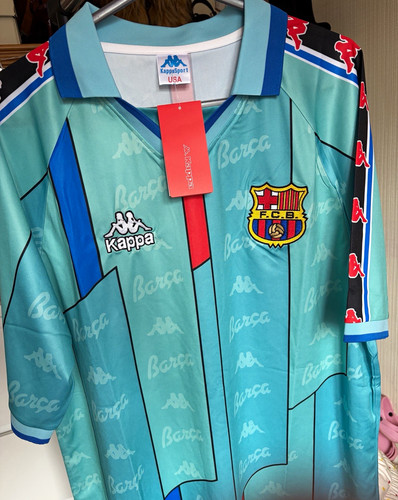 Kappa barcelona 1995 97away - kappa,