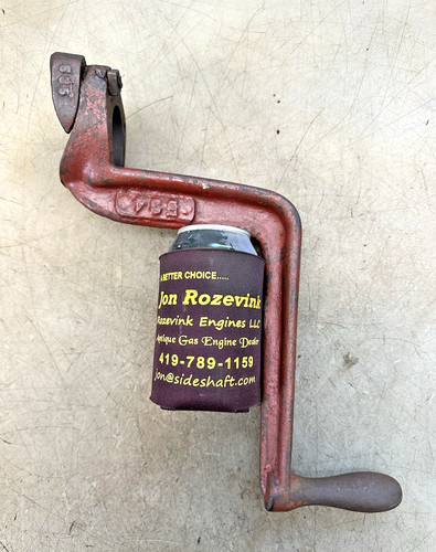 Hand starting crank for new - crank, a