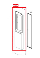 Genuine LG Fridge Door GSJV90BSAE