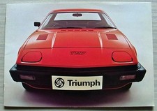 TRIUMPH TR7 SPORTS CAR Sales Brochure May 1976 #3214/A