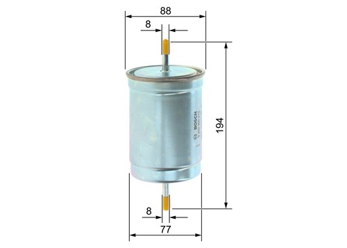 Bosch fuel filter - filter, 2,4