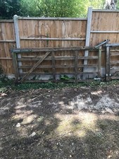 Wooden Farm Gates (Pair) 8 foot each