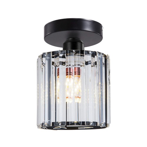 Modern crystal flush - crystal, mount