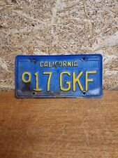 Vintage American USA License Plate Classic Car Raised Letters Registration 