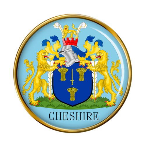 Cheshire pin badge - cheshire,
