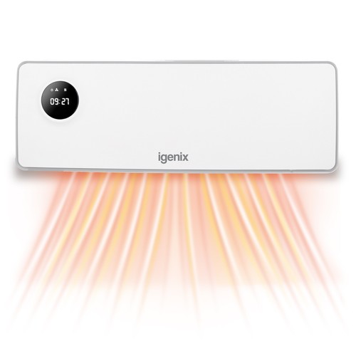Over door downflow fan heater - downflow,