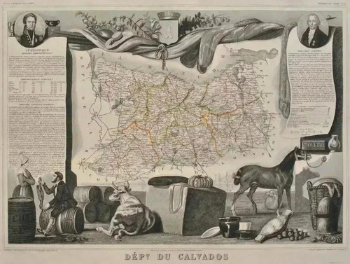 Victor levasseur antique map - victor,