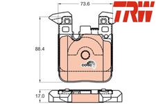 REAR BRAKE PADS SET GDB2028