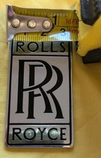 Rolls Royce Automobile Metal Sign Emblem Badge Plate Vintage Motor Car Logo UK