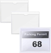 2x Plain Square Self Adhesive