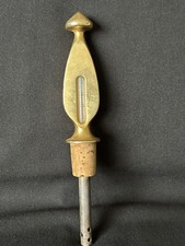 Vintage Brass Wine Bottle