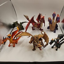 Papo BULLYLAND Dragons Fantasy Mythical Toy Figure models Collectable bundle lot