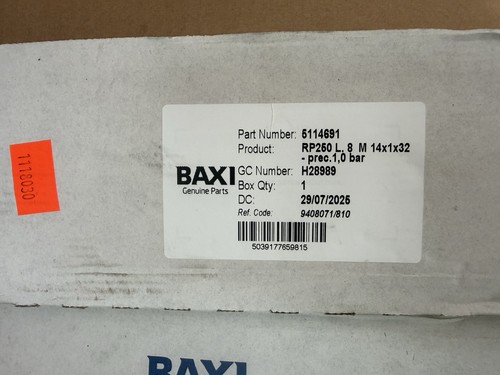 Baxi genuine parts - parts, rp260