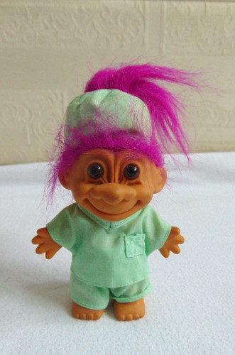 Vintage russ troll purple - purple, hair