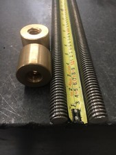 x2  Trapezoidal Spindle 20x4*1950mm x2 Bronze Nut LRM20x4 CNC 3d Printer