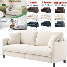 2/3 Seater Teddy Velvet Sofa