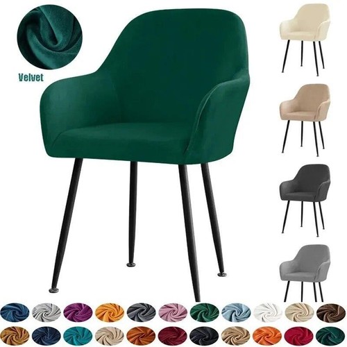 Velvet stretch chair cover - chair, for