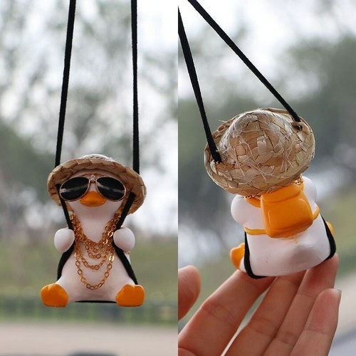 Cute little duck car - cute, pendant