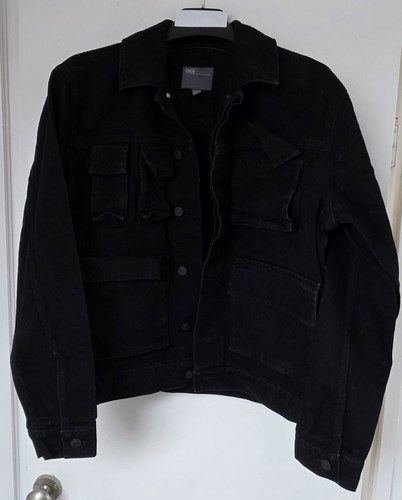 Mens asos black denim jacket - mens,