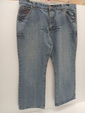 Mens Jeans W42 L29 in 100% Cotton Logo Front & Back 5 Pockets by Duke Jeanswear.