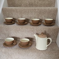 Denby Cinnamon Teapot and Set