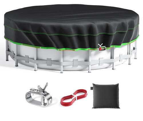 Round solar pool cover - 15,