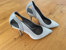 Reiss ladies suede grey high