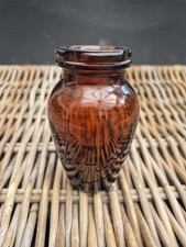 Vintage Amber Glass Virol