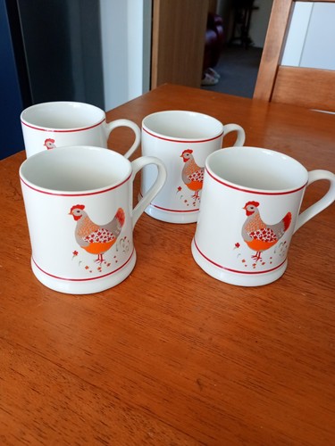 Set mugs chickens - set, 4