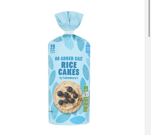 Sainsbury 135g rice cakes - sainsbury's,
