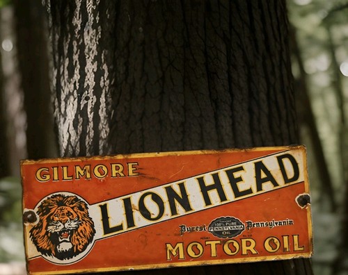 Vintage gilmore motor oil - vintage,
