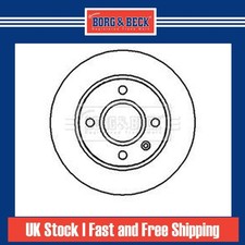 2x Brake Discs Pair Vented For Ford Escort MK7 1.8 16V XR3i Front 1018277