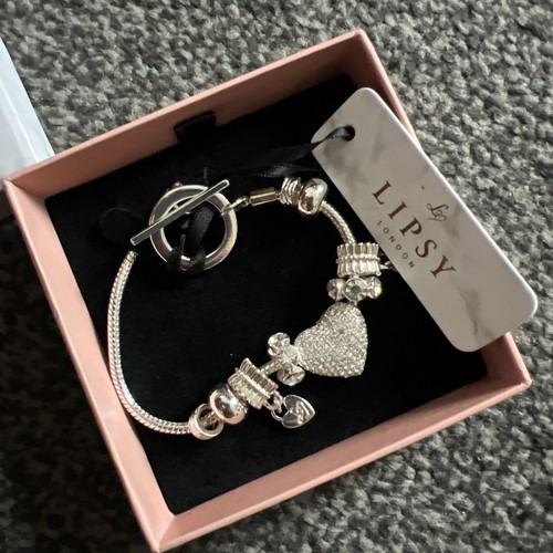 Lipsy london silver charm - silver,