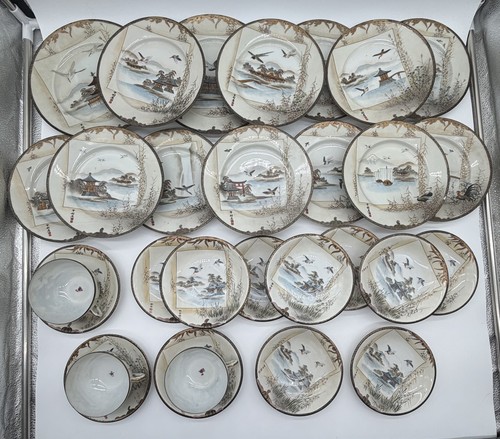 29pc vintage japanese eggshell - 29pc,