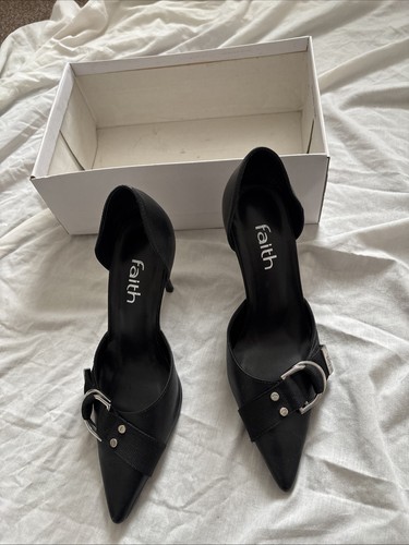 Faith shoes black - black, leather