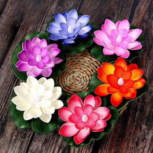 Floating lotus lanterns pack - lanterns, 6