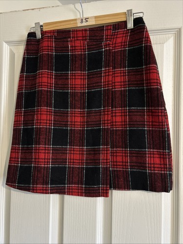 Women size red tartan - size,
