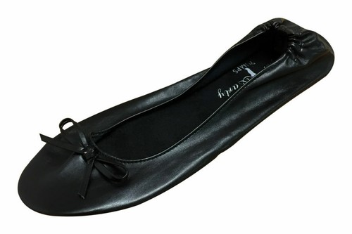 Roll fold pumps flats - fold,