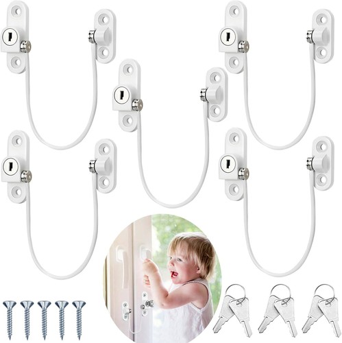 4pcs window restrictors locks - 4pcs,