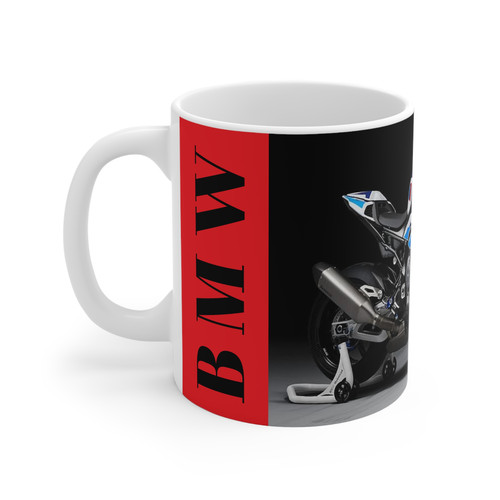 Personalised motorbike mug bmw - mug,