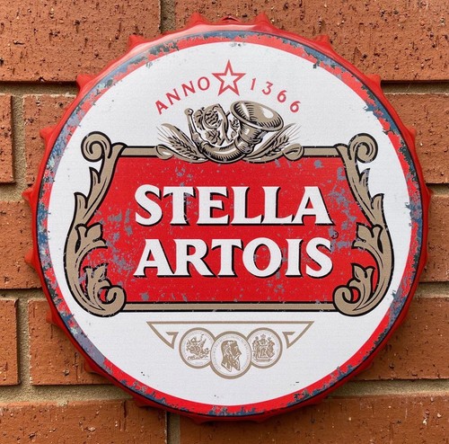Stella artois metal bottle - artois,