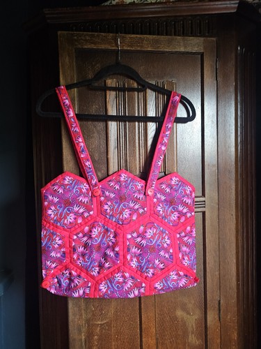 Handmade quilted tote bag