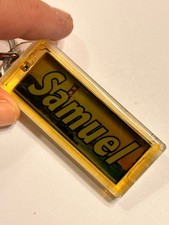 San Francisco Souvenir Keychain Solar Powered Flashing Name SAMUEL By HILLTREND