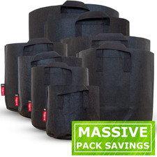 Plant Pots Fabric Air Pruning PotKing Round Planter Grow Bags 8L-56L breathable