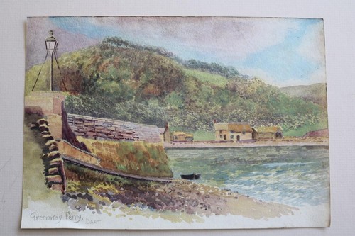 Antique watercolour greenway - antique,