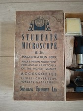Vintage 1960s microscope Fair