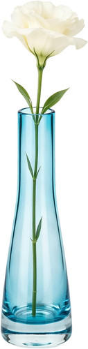 Blue glass bud - blue, single