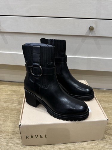 Ravel kirkton black leather - ravel,