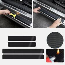 4x Carbon Fiber Car Door Plate