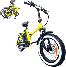 HYBR FAT Tyre Electric Bike FAT Tire Folding E Bike, 250W E-Bike Bicycle